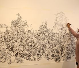 Artista Kim Jung-gi’s LUCCA Changes Poster Drawing Show