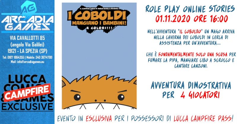 [ONLINE]  - Role Play Online Stories - I Coboldi Mangiano i Bambini! - Il Coboldo (Campfire Exclusive)