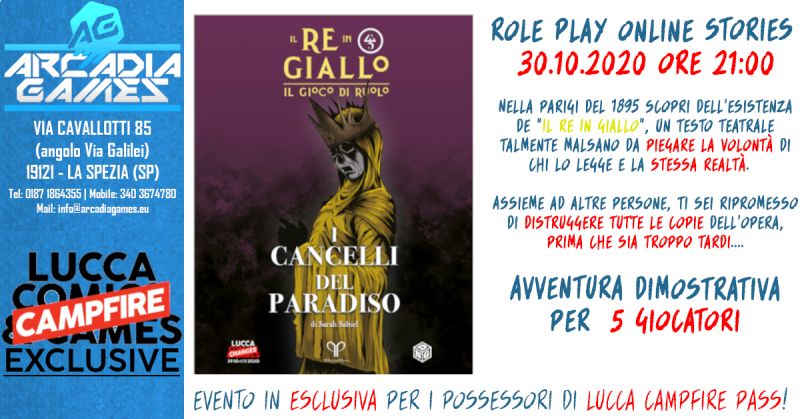 [ONLINE]  - Role Play Online Stories - Il Re In Giallo: I Cancelli del Paradiso (Campfire Exclusive)