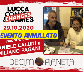 [ANNULLATO] Incontro con Daniele Caluri e Emiliano Pagani