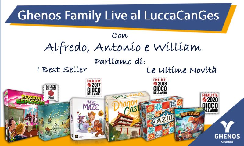 Ghenos Family Live: i best sellers e le ultimissime novità