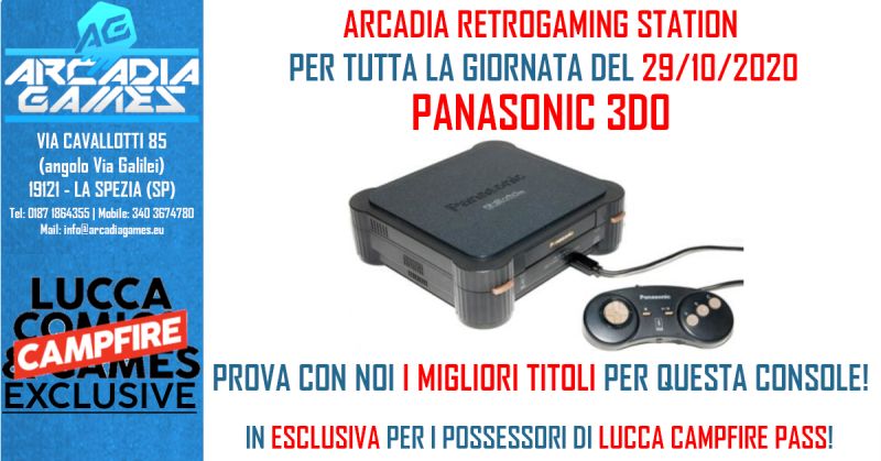 RETROGAMING STATION - PANASONIC 3DO (Campfire Exclusive)
