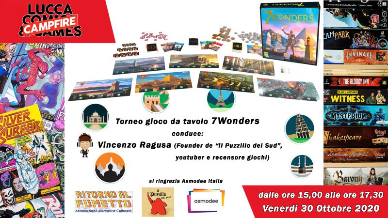 [ONLINE] Serata gioco da tavolo 7Wonder