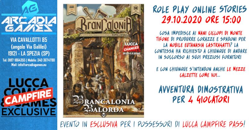 [ONLINE] - Role Play Online Stories - Brancalonia Balorda (Campfire Exclusive)