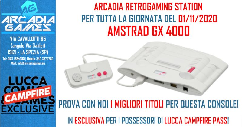 RETROGAMING STATION - Amstrad Gx 4000 (Campfire Exclusive)
