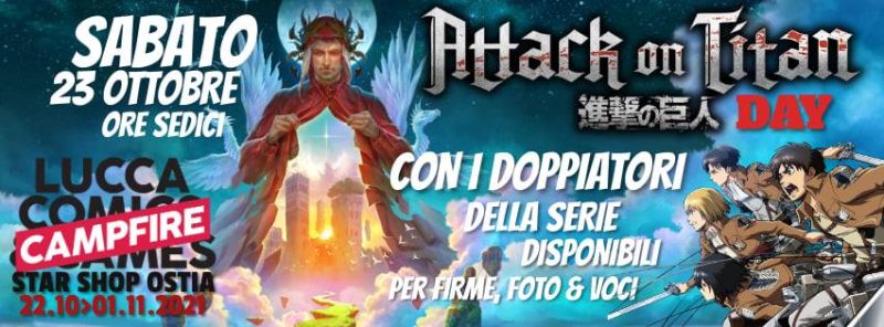 ATTACK ON TITAN DAY a STAR SHOP OSTIA