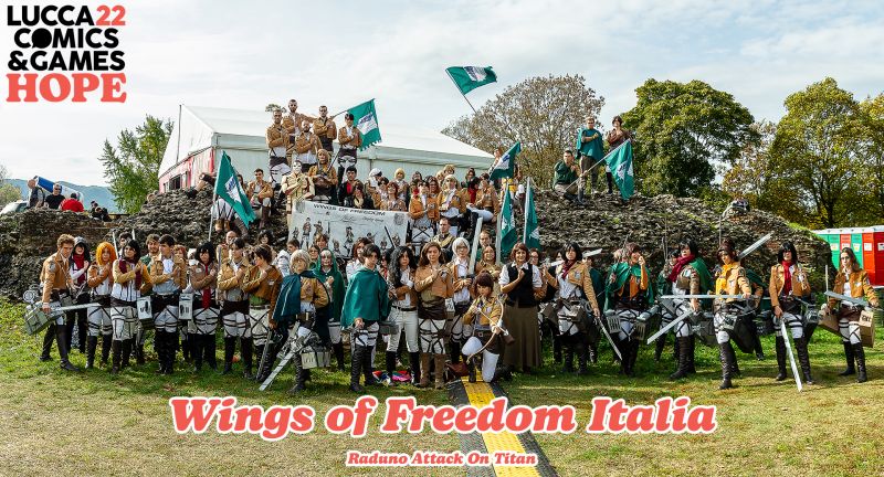 ATTACCO DEI GIGANTI alle Mura di Lucca: grande raduno e parata a tema Shingeki No Kyojin!