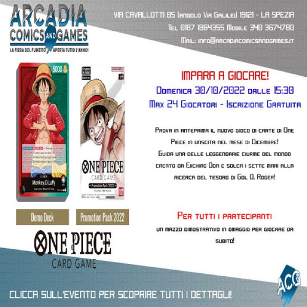 One Piece Card Game: Impara a Giocare