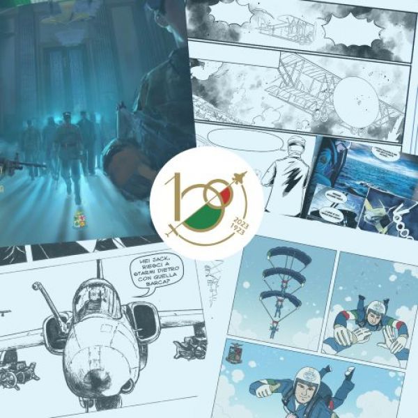 100 anni di aeronautica a fumetti