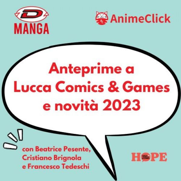 Anteprime a Lucca Comics & Games e novità 2023
