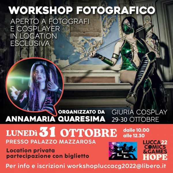 Workshop Fotografico Cosplay
