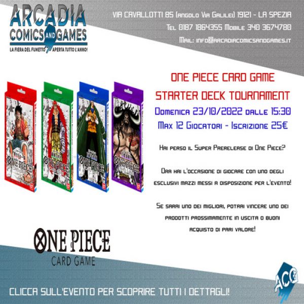 One Piece Card Game: Starter Deck Tournament