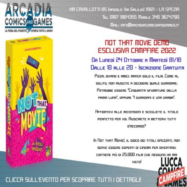 Not That Movie Demo – Esclusiva Campfire 2022