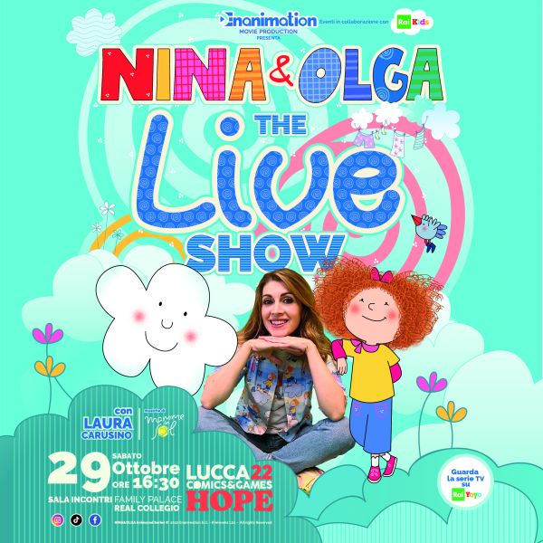 Nina & Olga Show, con Laura Carusino. In collaborazione con Rai Kids