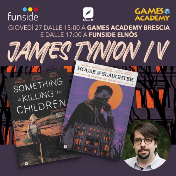 Presentazione Something is Killing the Children w/ James Tynion IV