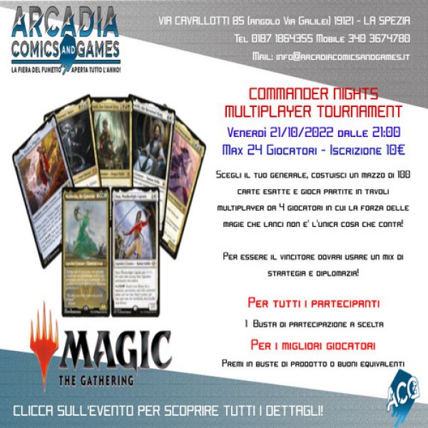Magic The Gathering Commander Tournament 