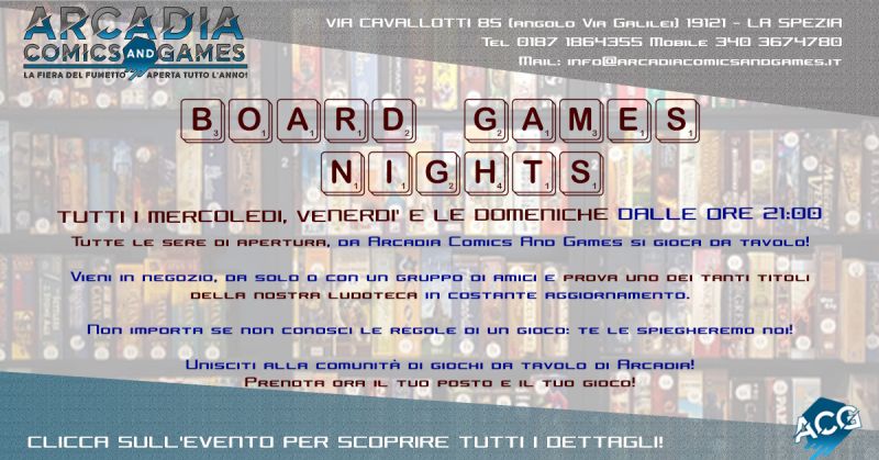 BOARD GAMES NIGHT: Games For Everyone!
