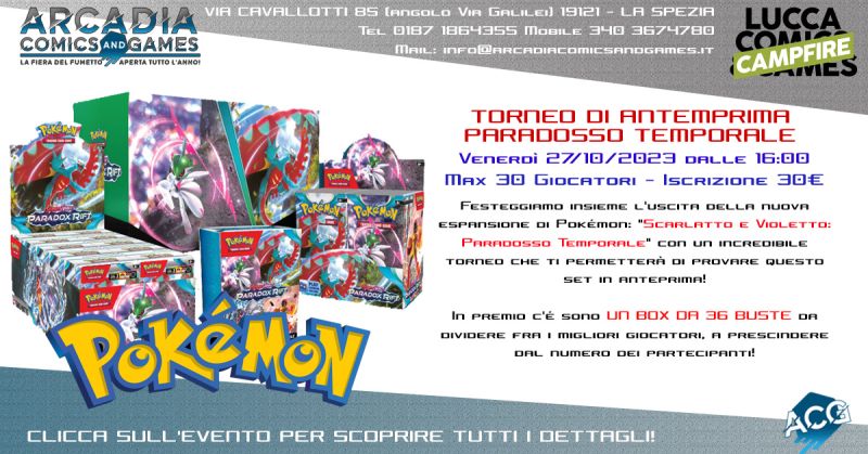 Pokemon: Evento Anteprima Paradosso Temporale
