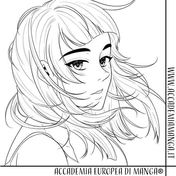 Accademia Manga: character design - volto e capelli