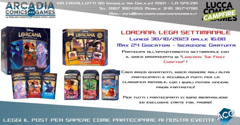 Lorcana: Lega Settimanale