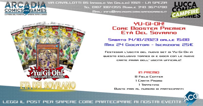 Yu-Gi-Oh! Core Booster Premiere Età Del Sovrano