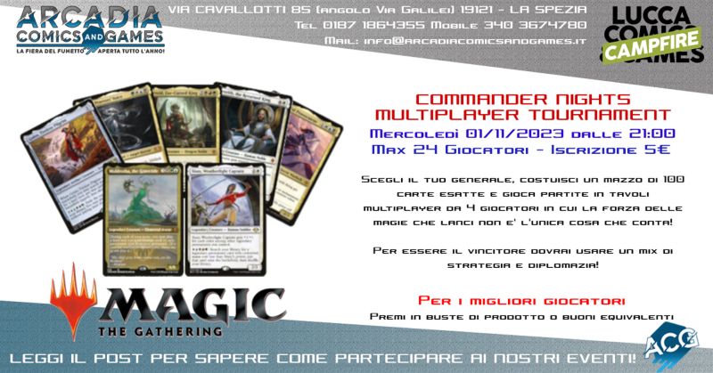 Magic The Gathering: Commander Multiplayer Tournament