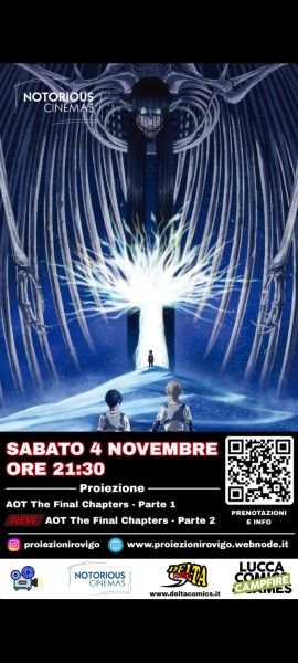Proiezione Attack on Titan - Chapter final