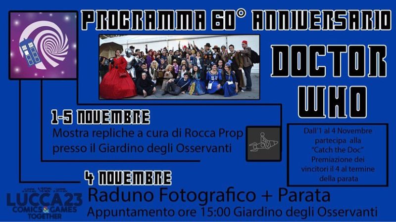 Il 60° anniversario del Doctor Who - Raduno e Parata
