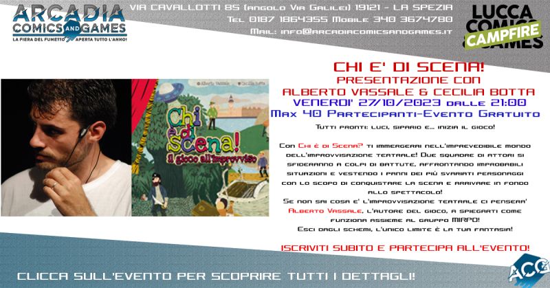 Chi è di Scena! Presentazione con Alberto Vassale & Cecilia Botta