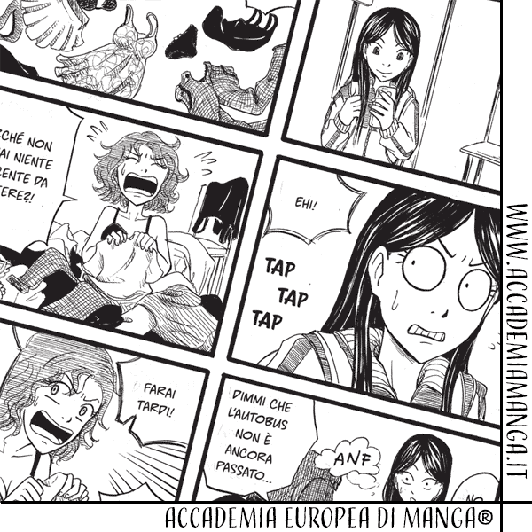 Accademia Manga: la tavola - lo Yon Koma Manga 