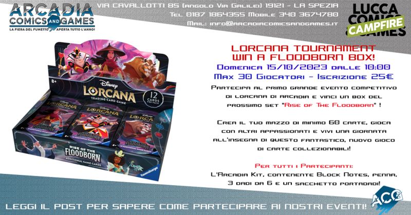 Lorcana: Win A Floodborn Box Tournament