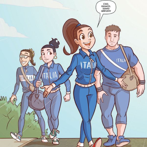 Dall'Olimpiade di Parigi al mondo del fumetto - La nazionale di Atletica a LuccaC&G 