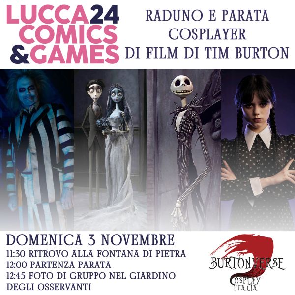 Raduno parata a tema Tim Burton