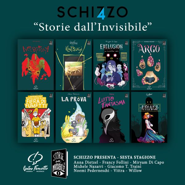 Gli autori di "Schizzo Presenta: Storie dall’Invisibile" e le novità del Centro Fumetto "Andrea Pazienza"