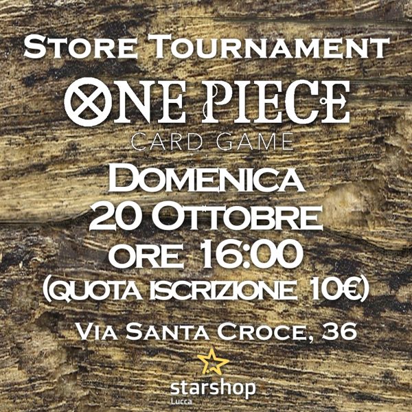 One Piece TCG Store Tournament Starshop Lucca