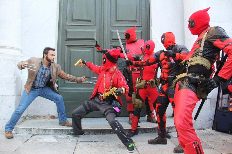 Italian Deadpool Army
